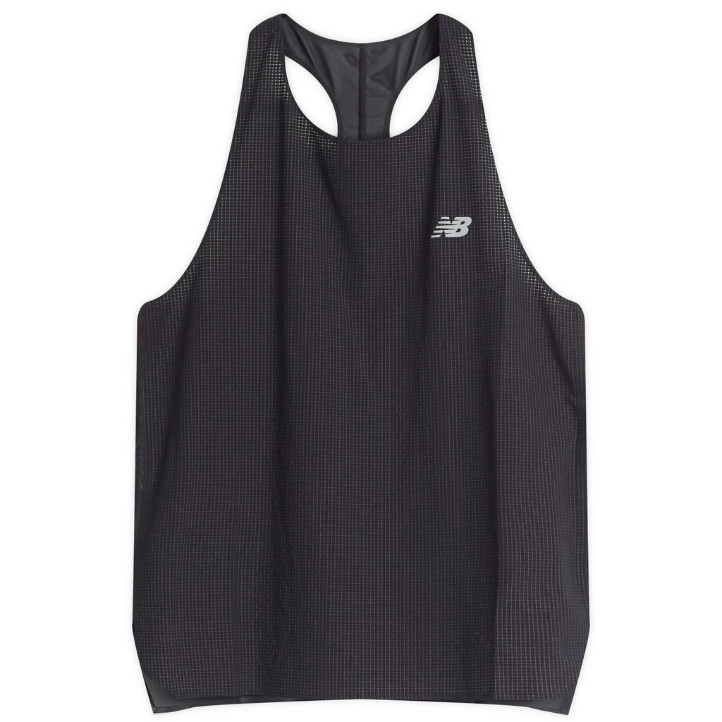 New Balance Race Day Ultra Light Singlet Black
